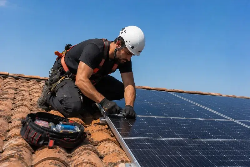 Maintenance et monitoring de panneaux solaires à Angles