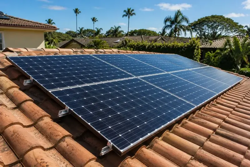 Installation de panneaux solaires à Angles